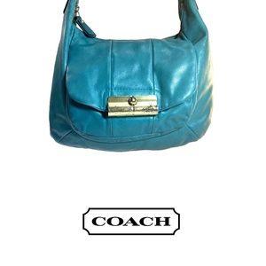 COACH Vintage Mermaid Tones Leather Hobo Bag Circa 2010 #L1026-16808